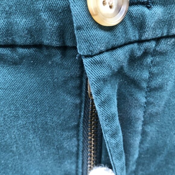 J. Crew High Rise Girlfriend Chino Pant Womens 8 Forest Green Stretch - Picture 5 of 10